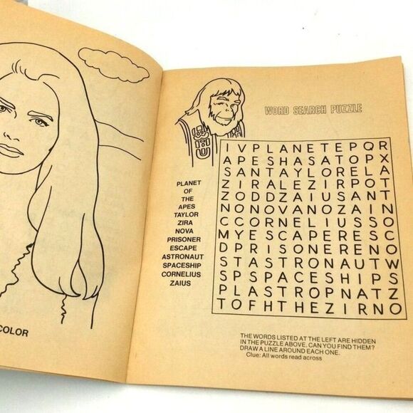 Vintage Mego Planet of Apes Verdon Zaius Burke Soldier Ape Cornelius Book Lot - Picture 12 of 13